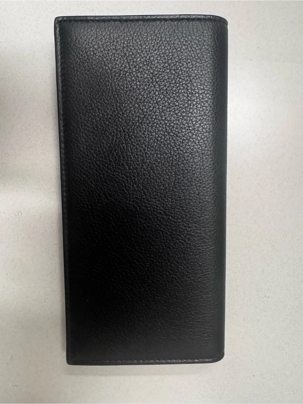Saint Laurent Long Black Leather Zip Wallet